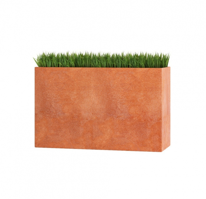Кашпо CONCRETIKA DIVIDER RED CLAY 80x30x50