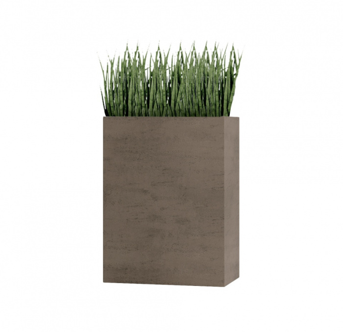 Кашпо CONCRETIKA DIVIDER SMOKEY GREY 60x35x80