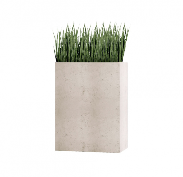 Кашпо CONCRETIKA DIVIDER CONCRETE WHITE 60x35x80