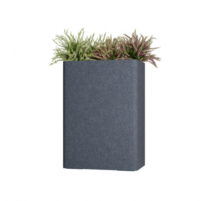 Кашпо CONCRETIKA FLORA BASALT 55x35x77