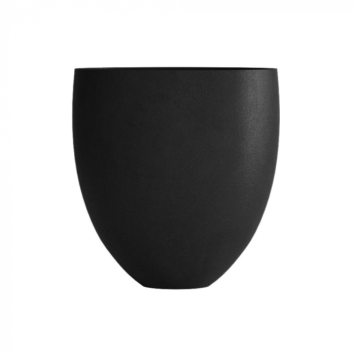 Кашпо CONCRETIKA BARREL NERO D44H48