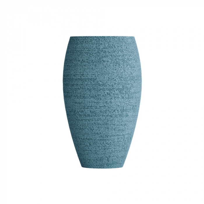 Кашпо CONCRETIKA OVAL EROSIA BLUE D41H82