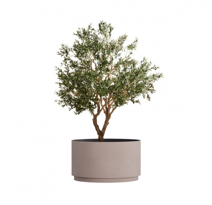 Кашпо CONCRETIKA CYLINDER XL COCOA D70H45