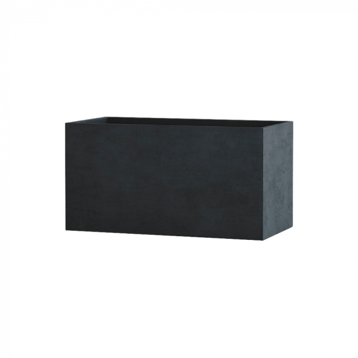 Кашпо CONCRETIKA BALCONY ANTHRACITE 40x20x20