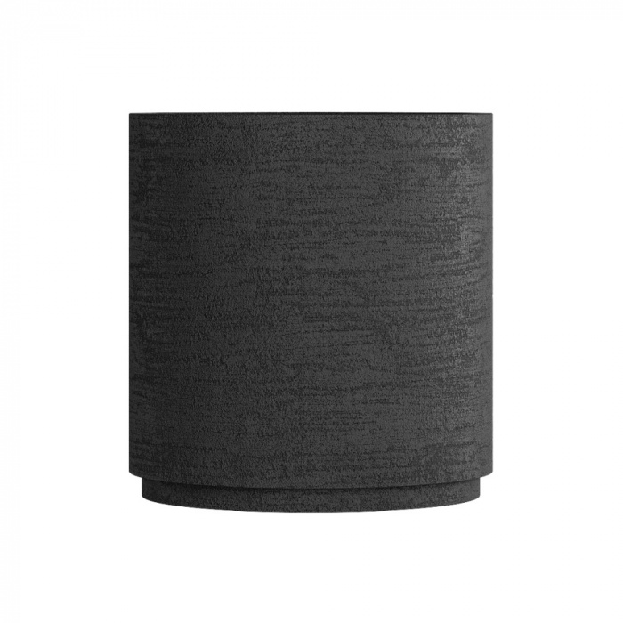 Кашпо CONCRETIKA CYLINDER XL EROSIA BLACK D80H85
