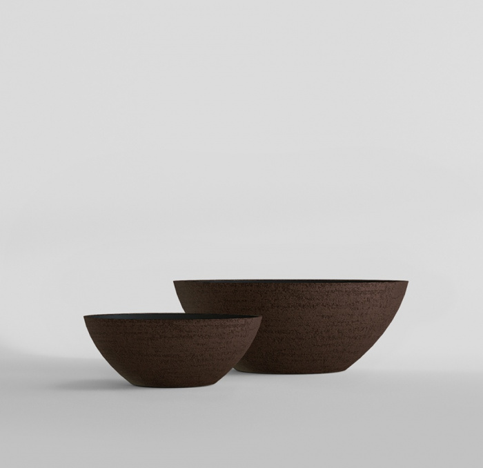 Кашпо CONCRETIKA BONSAY EROSIA BROWN D79H30