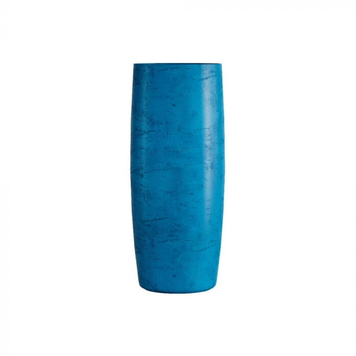 Кашпо CONCRETIKA CIGAR COBALT BLUE D27H70