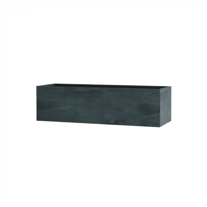 Кашпо CONCRETIKA BALCONY OCEAN GREEN 80x20x20
