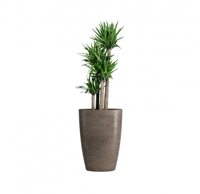 Кашпо CONCRETIKA CONUS SMOKEY GREY D50H69