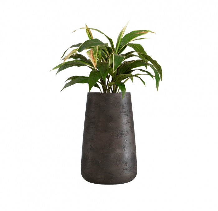 Кашпо CONCRETIKA CONE TAUPE CONCRETE D36H75