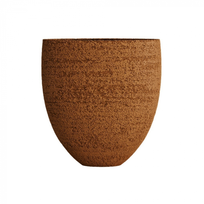 Кашпо CONCRETIKA BARREL EROSIA OCHRE D44H48