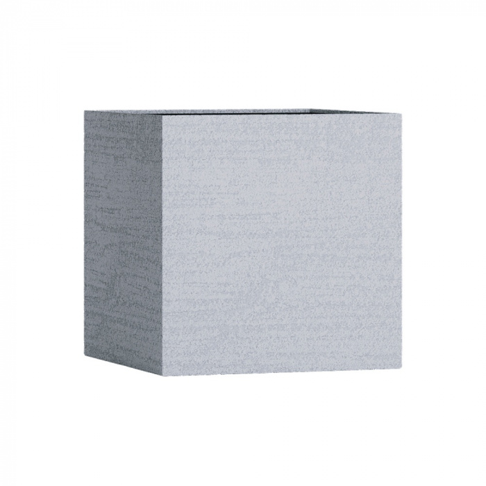 Кашпо CONCRETIKA CUBE EROSIA WHITE 30x30x30