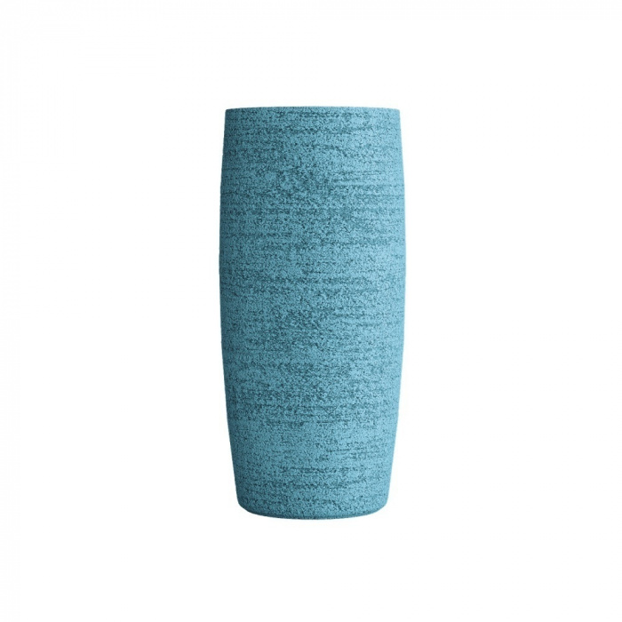 Кашпо CONCRETIKA CIGAR EROSIA BLUE D43H92