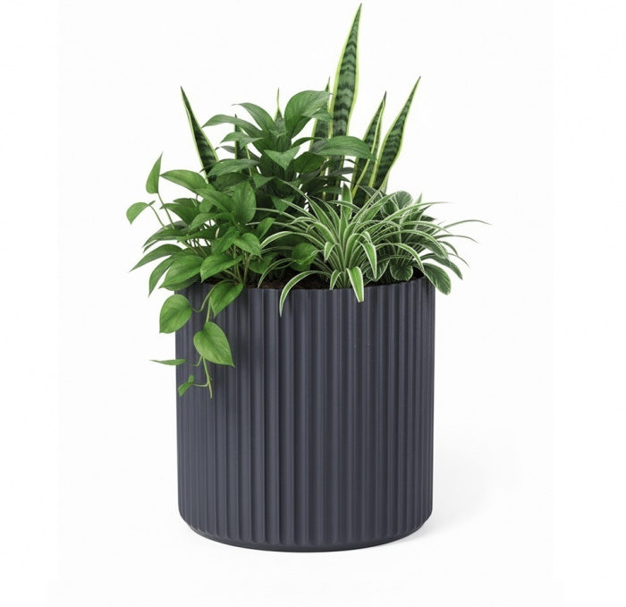 Кашпо CONCRETIKA RIFLOU MARENGO R D40H40