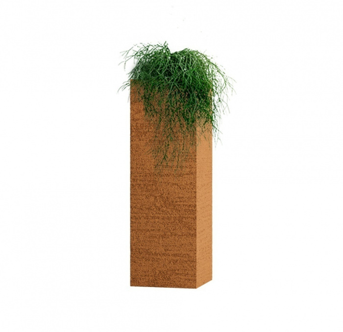 Кашпо CONCRETIKA COLONNA EROSIA OCHRE 30x30x90