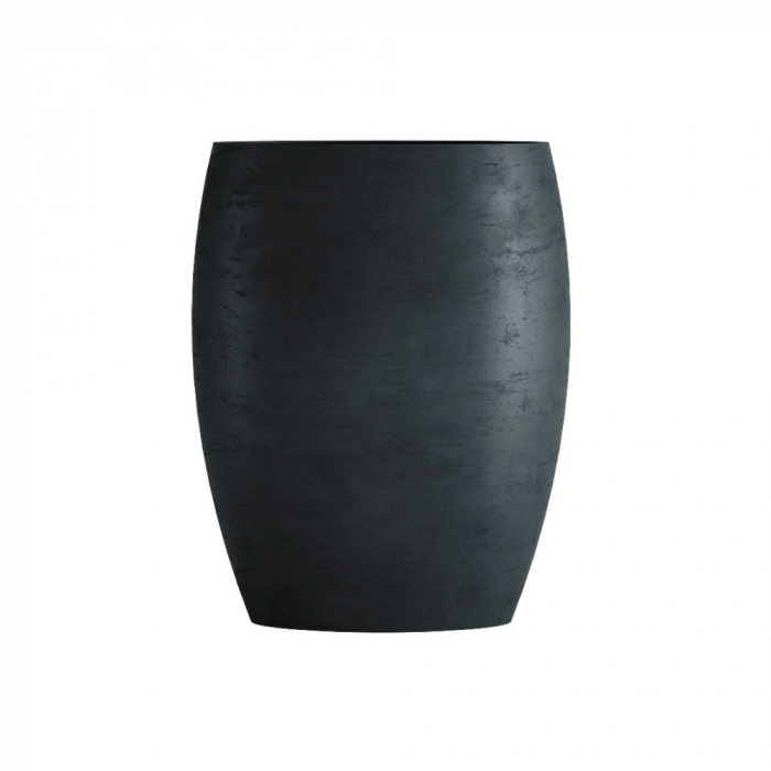 Кашпо CONCRETIKA OVAL ANTHRACITE D45H66