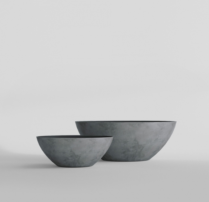 Кашпо CONCRETIKA BONSAY SMOKEY BLUE D79H30