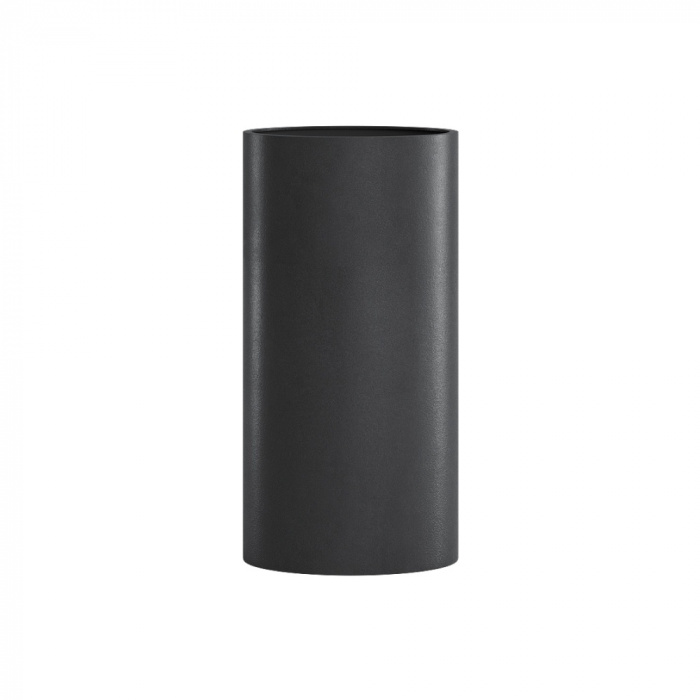 Кашпо CONCRETIKA CYLINDER NERO D40H80