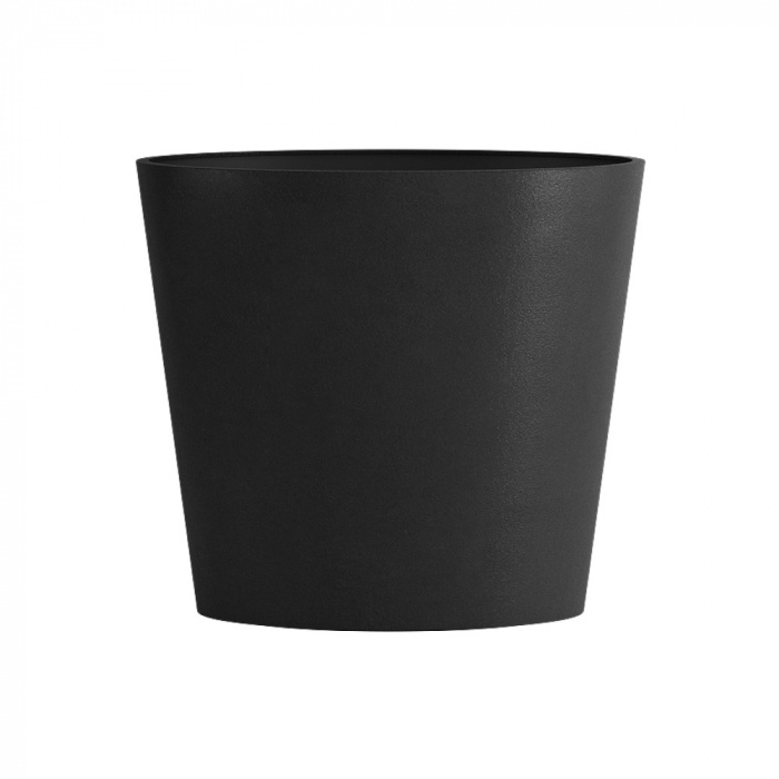 Кашпо CONCRETIKA CRATER NERO D40H35