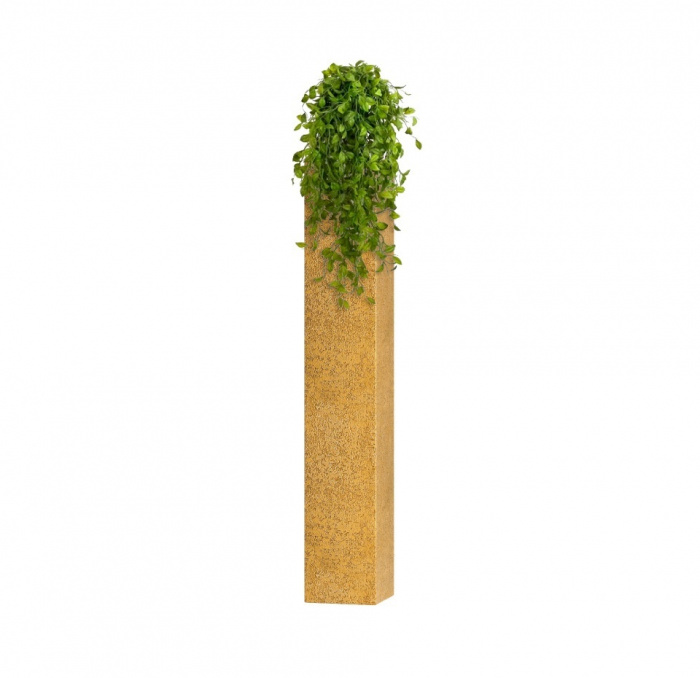 Кашпо CONCRETIKA COLONNA RICH GOLD 20x20x120