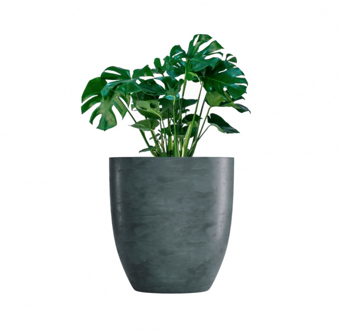 Кашпо CONCRETIKA VASE 3 OCEAN GREEN D75H82