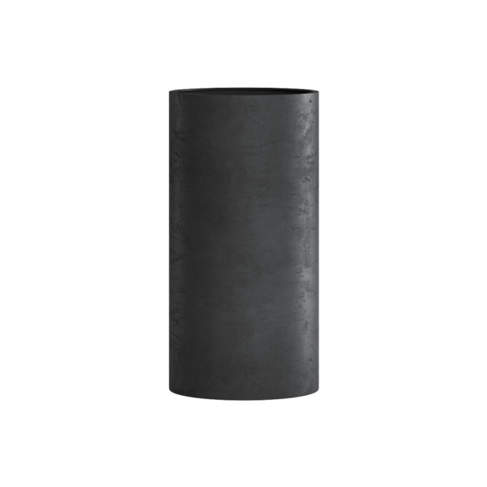 Кашпо CONCRETIKA CYLINDER ANTHRACITE D40H80