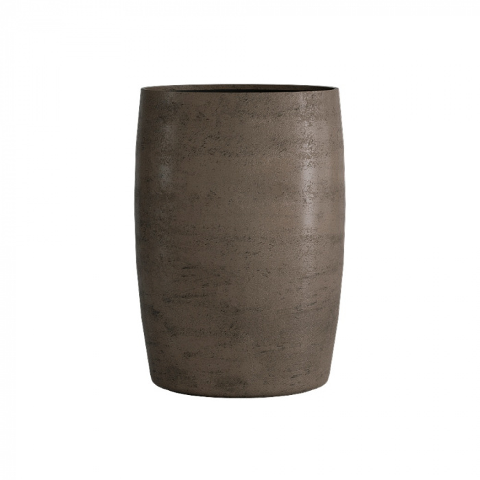 Кашпо CONCRETIKA CIGAR SMOKEY GREY D37H57