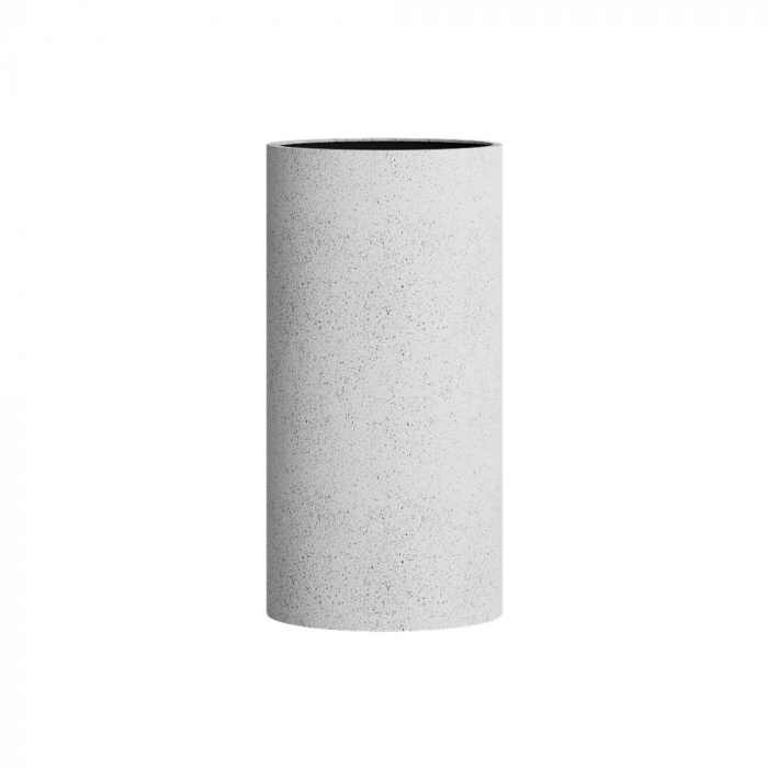 Кашпо CONCRETIKA CYLINDER EGG WHITE D40H80