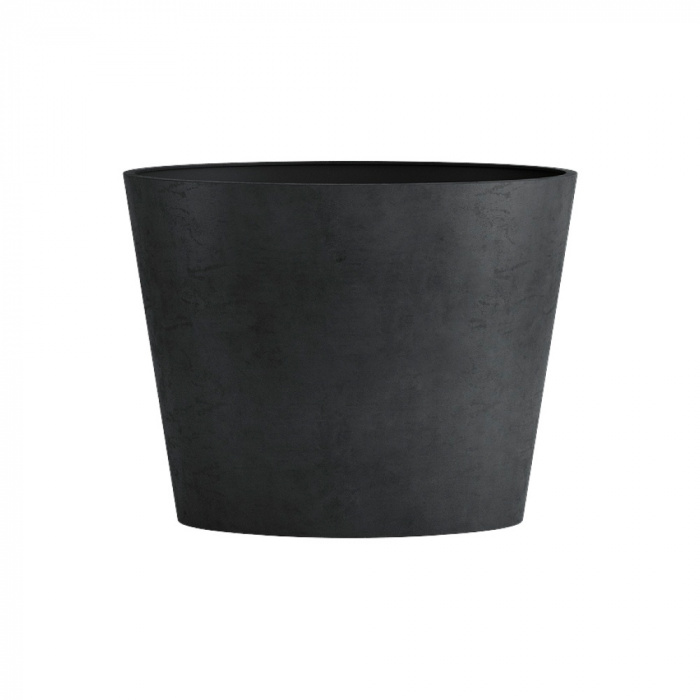 Кашпо CONCRETIKA CRATER ANTHRACITE D20H16